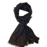 Light Brown Patterned Scarf
