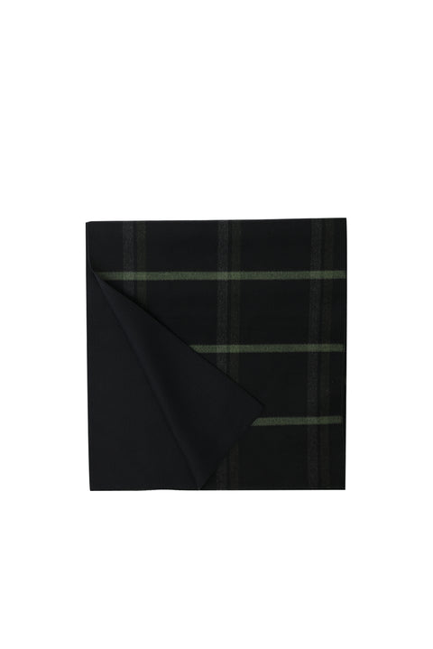 Dark Navy Patterned Scarf