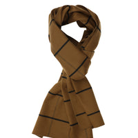 Light Brown Patterned Scarf
