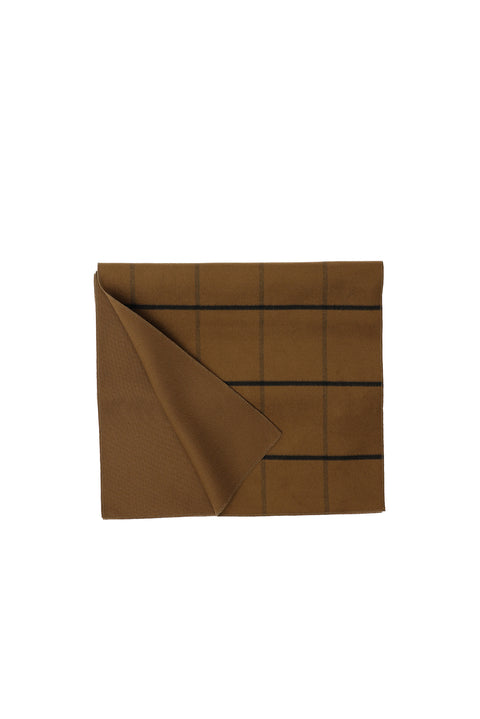 Light Brown Patterned Scarf
