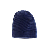 Dark Navy Striped Beanie