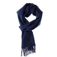 Dark Navy Plain Scarf