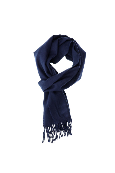 Dark Navy Plain Scarf