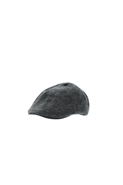 Medium Gray Wool Cap