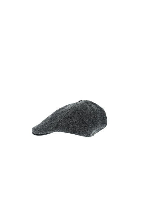 Medium Gray Wool Cap