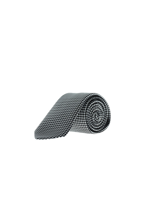 Black Patterned Tie