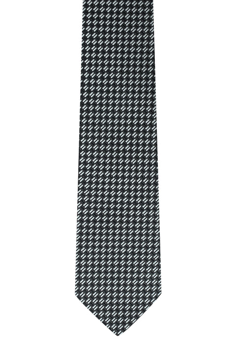 Black Patterned Tie
