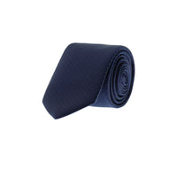 Dark Navy Patterned Tie