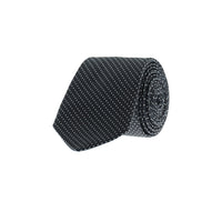 Black Micro-Patterned Tie