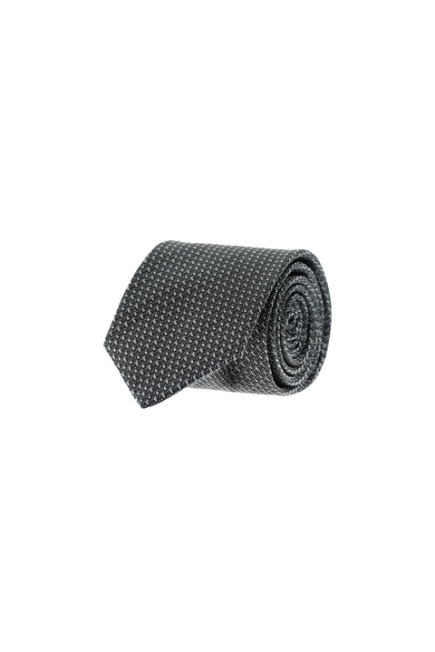 Black Patterned Tie