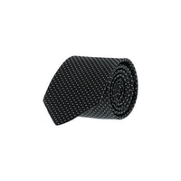 Black Micro-Patterned Tie