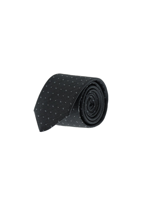 Black Patterned Tie