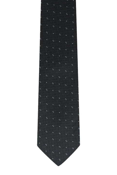 Black Patterned Tie