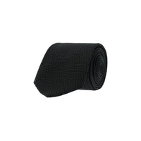 Black Patterned Tie