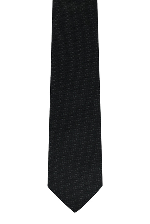 Black Patterned Tie