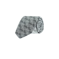 Dark Gray Patterned Tie