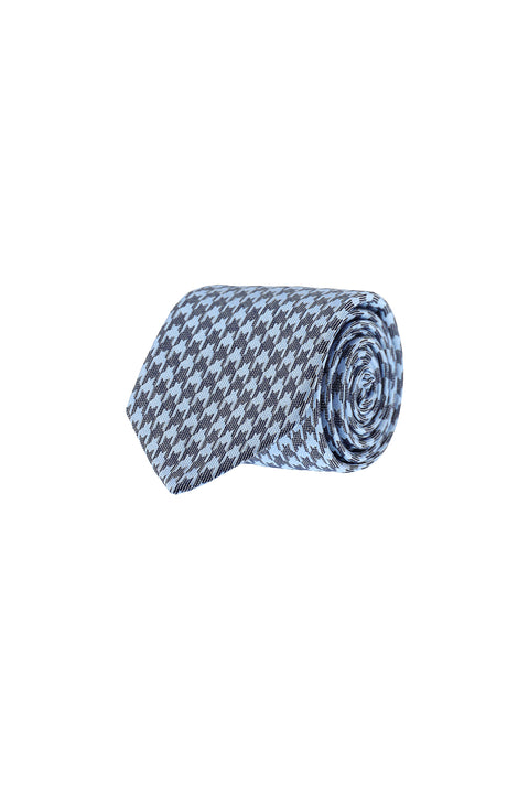 Light Blue Patterned Tie