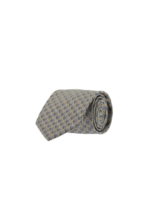 Light Brown Patterned Tie
