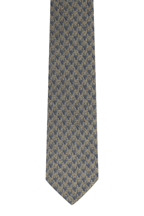 Light Brown Patterned Tie