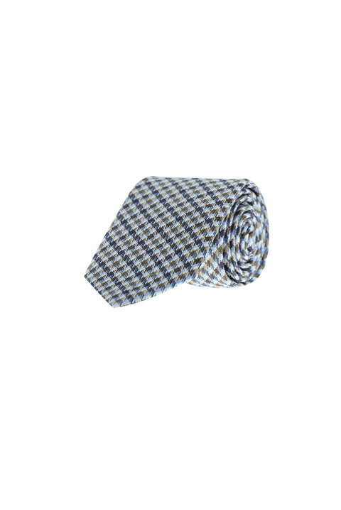 Medium Brown Patterned Tie