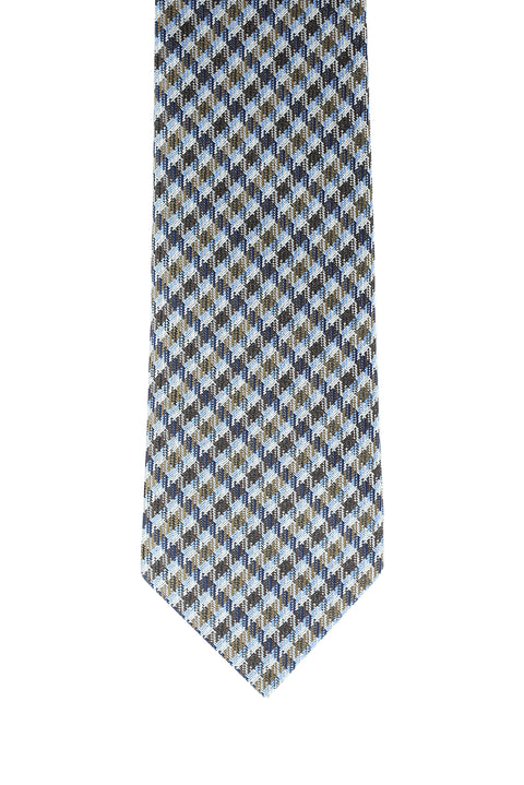 Medium Brown Patterned Tie
