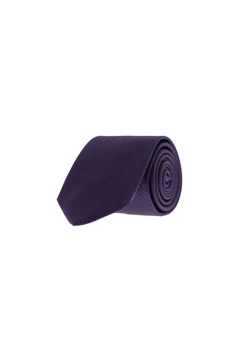 Dark Burgundy Patterned Tie