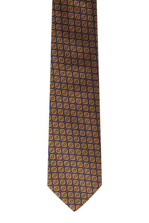 Medium Brown Patterned Tie