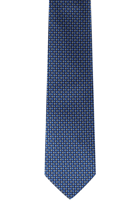 Dark Navy Patterned Tie