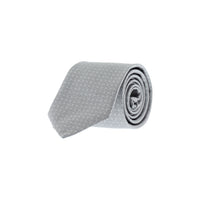 Medium Grey Patterned Tie