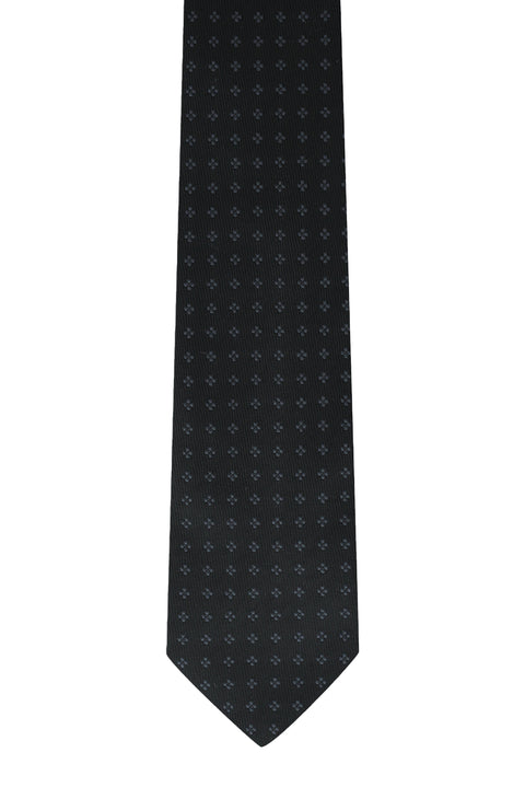 Black Patterned Tie