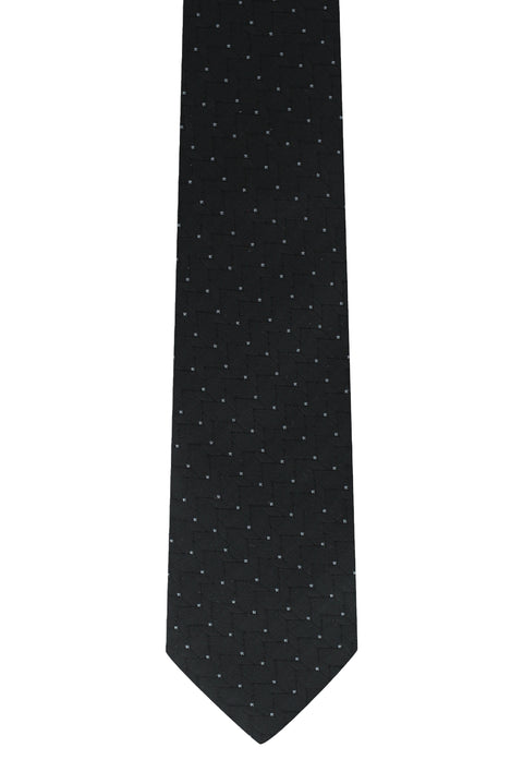 Black Patterned Tie
