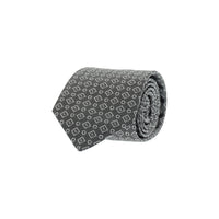 Medium Gray Patterned Tie