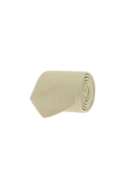 Medium Beige Patterned Tie