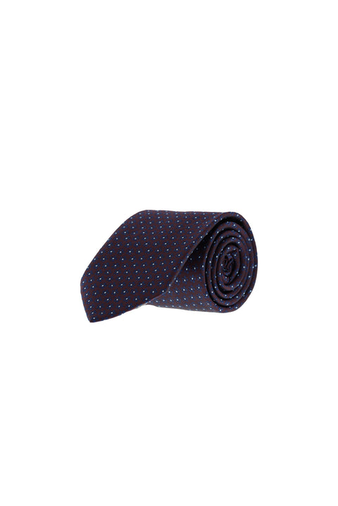Dark Burgundy Patterned Tie