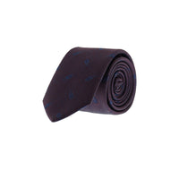 Dark Burgundy Patterned Tie