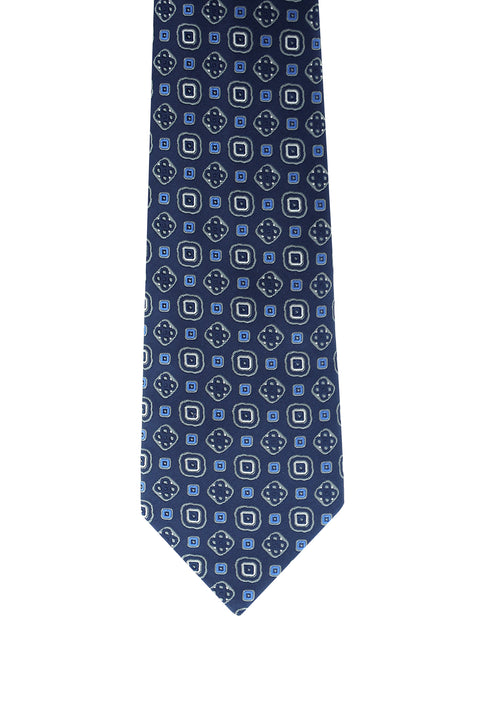 Dark Navy Shawl Pattern Tie