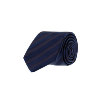 Dark Navy Striped Tie
