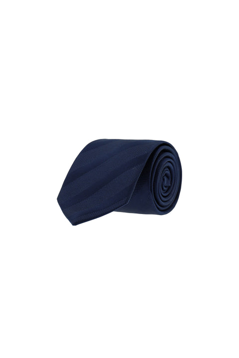 Dark Navy Patterned Tie