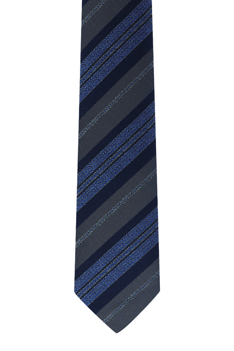 Dark Navy Patterned Tie
