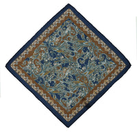 Medium Brown Patterned Handkerchief