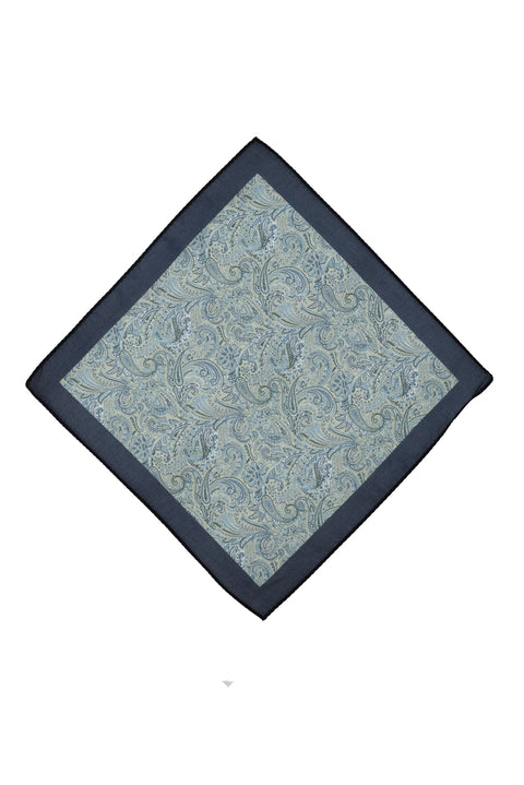 Light Blue Patterned Handkerchief