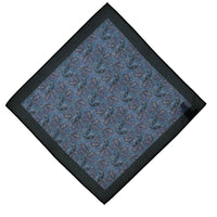 Dark Blue Patterned Handkerchief