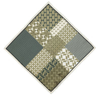 Medium Brown Patterned Handkerchief