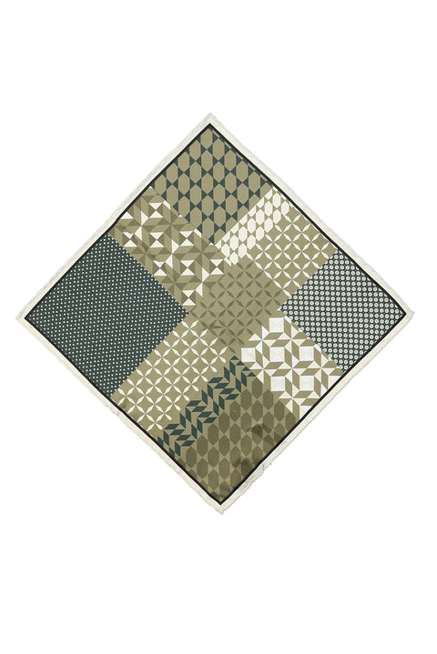 Medium Brown Patterned Handkerchief