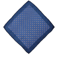 Dark Purple Patterned Handkerchief