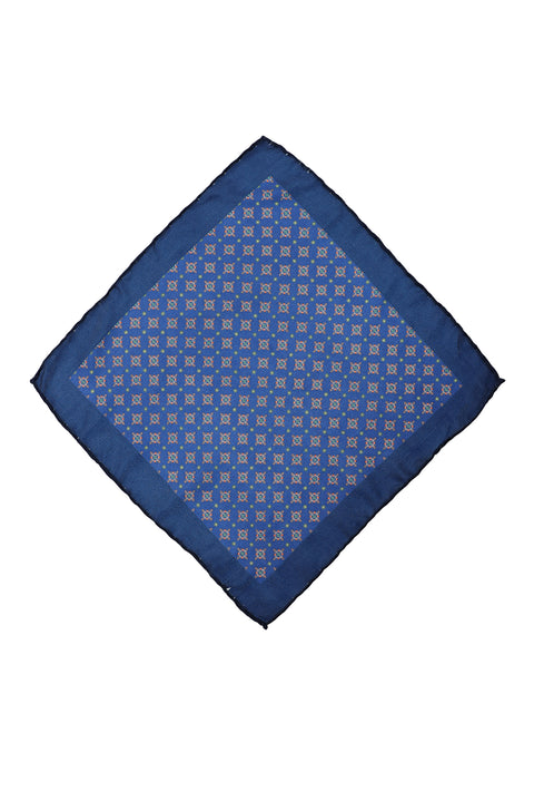 Dark Purple Patterned Handkerchief