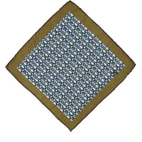 Dark Brown Patterned Handkerchief