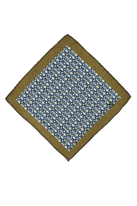 Dark Brown Patterned Handkerchief