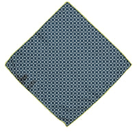Dark Navy Patterned Handkerchief