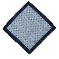 Light Blue Patterned Handkerchief